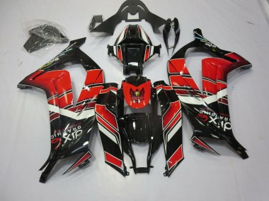 2011-2015 Rouge Noir Spécial Kawasaki ZX10R Carénage Moto