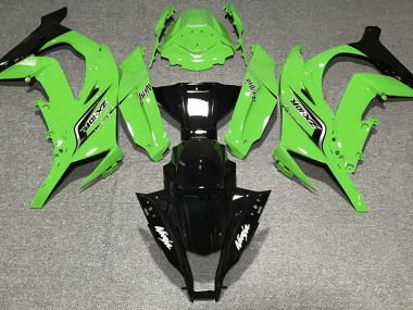 2011-2015 Vert Brillant & Logos Kawasaki ZX10R Carénage Moto