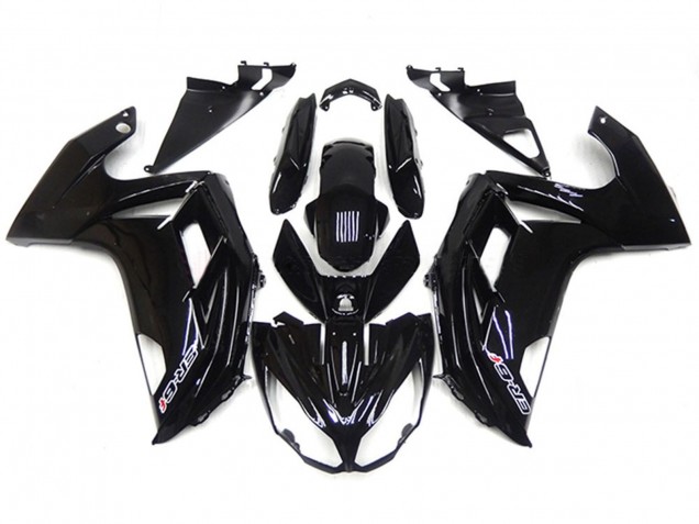 2012-2014 Noir Brillant Kawasaki ER6F Carénage Moto