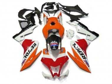 2012-2015 Repsol Blanc & Rouge Aprilia RS4 125 Carénage Moto