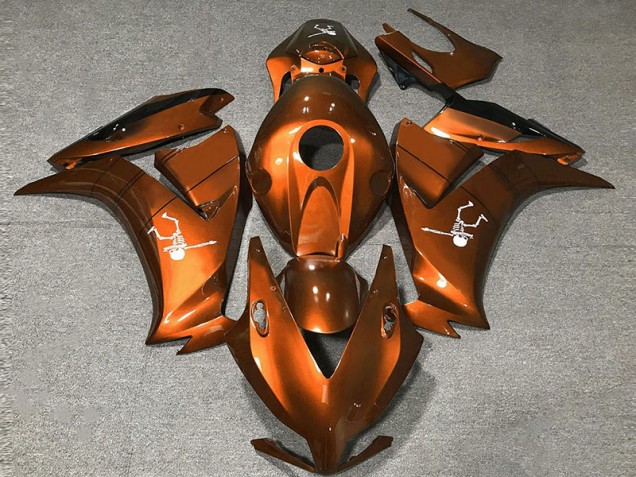 2012-2016 Brillant Orange Foncé Honda CBR1000RR Carénage Moto 2012-2016 Brillant Orange Foncé Honda CBR1000RR Carénage Moto