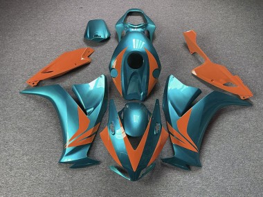 2012-2016 Cyan Brillant & Orange Honda CBR1000RR Carénage Moto