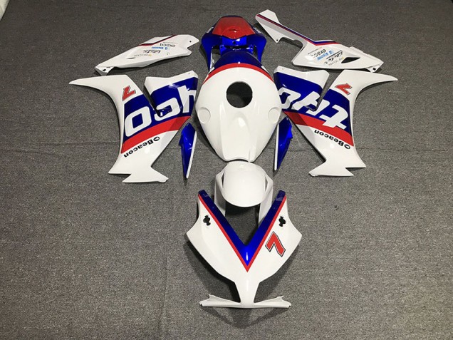 2012-2016 Design De Course Blanc Honda CBR1000RR Carénage Moto 2012-2016 Design De Course Blanc Honda CBR1000RR Carénage Moto