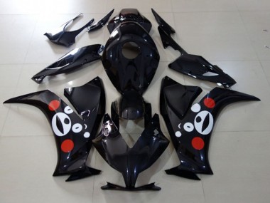 2012-2016 Design Génial Noir Brillant Honda CBR1000RR Carénage Moto