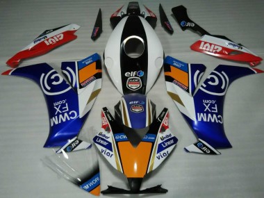 2012-2016 Elf Bleu & Orange Honda CBR1000RR Carénage Moto
