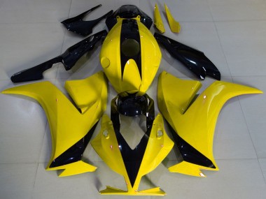2012-2016 Jaune Brillant & Noir Honda CBR1000RR Carénage Moto