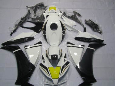 2012-2016 Noir & Blanc Honda CBR1000RR Carénage Moto
