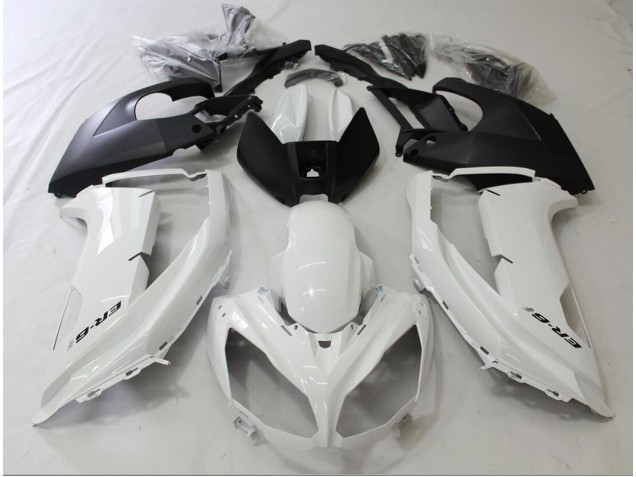 2012-2016 Noir & Blanc Kawasaki Ninja 650R Carénage Moto 2012-2016 Noir & Blanc Kawasaki Ninja 650R Carénage Moto