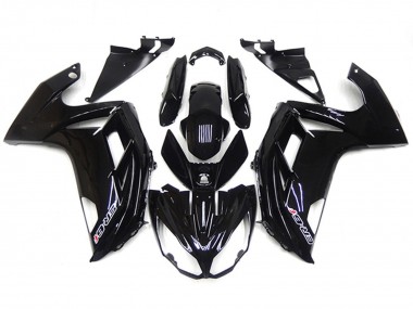 2012-2016 Noir Brillant Kawasaki Ninja 650R Carénage Moto