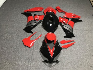 2012-2016 Noir Brillant Rouge / Gris Honda CBR1000RR Carénage Moto