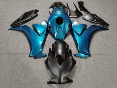 2012-2016 Noir Mat & Bleu Spécial Honda CBR1000RR Carénage Moto