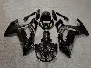 2012-2016 Noir & Vert Kawasaki Ninja 650R Carénage Moto