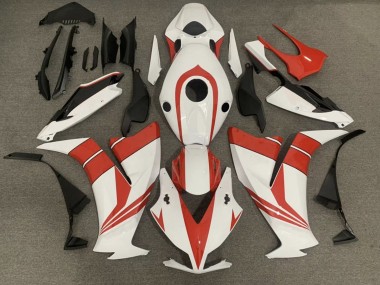 2012-2016 Rouge Brillant & Blanc Honda CBR1000RR Carénage Moto