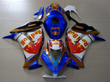2012-2016 Rouge Taureau Bleu & Or Honda CBR1000RR Carénage Moto