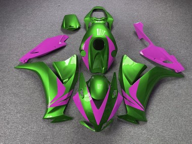 2012-2016 Vert Brillant & Rose Honda CBR1000RR Carénage Moto