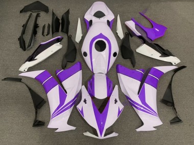 2012-2016 Violet Brillant & Blanc Honda CBR1000RR Carénage Moto