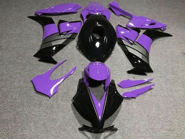 2012-2016 Violet Brillant Noir & Gris Honda CBR1000RR Carénage Moto