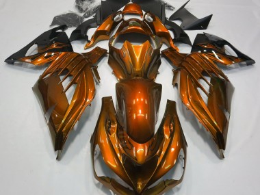 2012-2021 Brillant Orange Brûlé Kawasaki ZX14R Carénage Moto