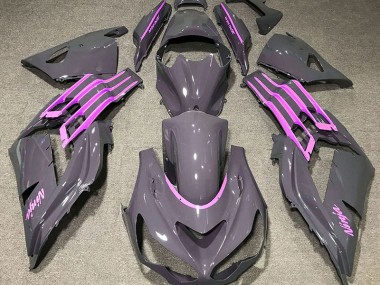 2012-2021 Nardo Gris & Rose Kawasaki ZX14R Carénage Moto