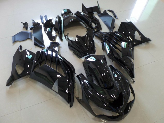 2012-2021 Noir Brillant Kawasaki ZX14R Carénage Moto 2012-2021 Noir Brillant Kawasaki ZX14R Carénage Moto