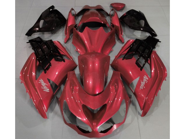 2012-2021 Rouge Vif Kawasaki ZX14R Carénage Moto