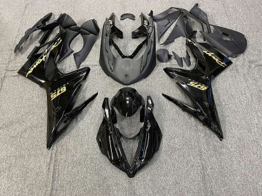 2013-2016 Noir Brillant Avec Or Triumph Daytona 675 Carénage Moto