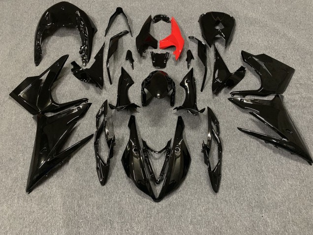 2013-2016 Noir Brillant Triumph Daytona 675 Carénage Moto 2013-2016 Noir Brillant Triumph Daytona 675 Carénage Moto