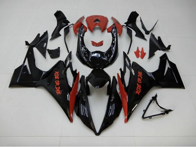 2013-2016 Style Noir Brillant Triumph Daytona 675 Carénage Moto 2013-2016 Style Noir Brillant Triumph Daytona 675 Carénage Moto