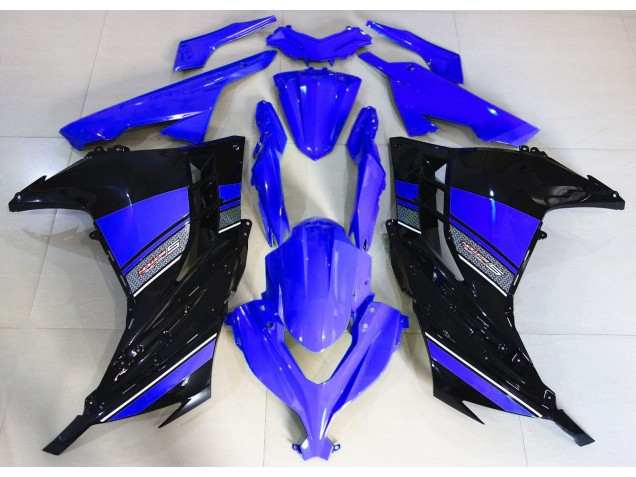 2013-2018 Bleu Nuit & Noir Kawasaki Ninja 300 Carénage Moto 2013-2018 Bleu Nuit & Noir Kawasaki Ninja 300 Carénage Moto