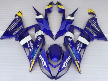 2013-2018 Modèle Bleu Kawasaki ZX6R Carénage Moto