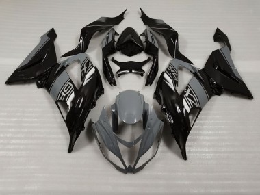 2013-2018 Nardo & Noir Kawasaki ZX6R Carénage Moto