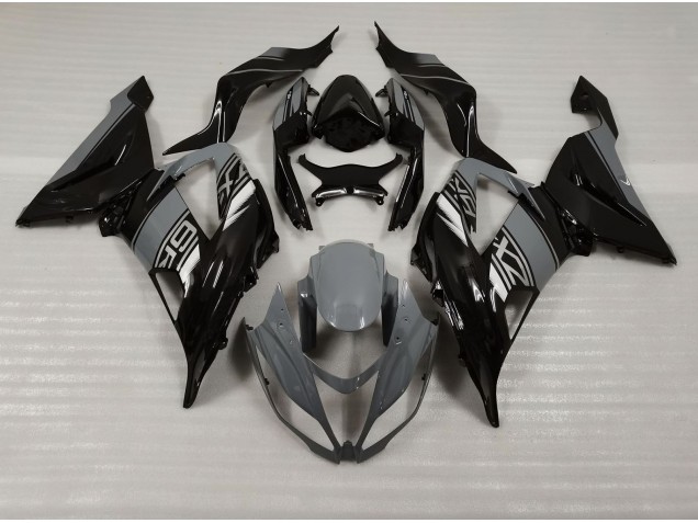 2013-2018 Nardo & Noir Kawasaki ZX6R Carénage Moto 2013-2018 Nardo & Noir Kawasaki ZX6R Carénage Moto