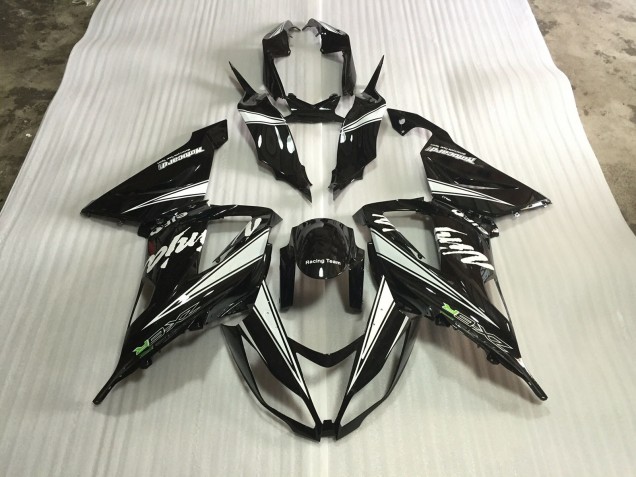 2013-2018 Ninja Noir Kawasaki ZX6R Carénage Moto 2013-2018 Ninja Noir Kawasaki ZX6R Carénage Moto