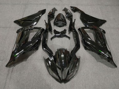 2013-2018 Noir Brillant Avec Décalcomanies Kawasaki ZX6R Carénage Moto