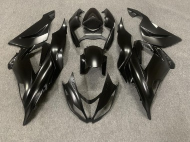 2013-2018 Noir Mat & Couche De Protection Kawasaki ZX6R Carénage Moto