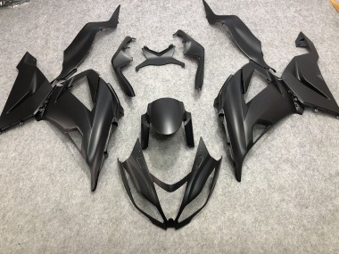 2013-2018 Noir Mat Uni Kawasaki ZX6R Carénage Moto