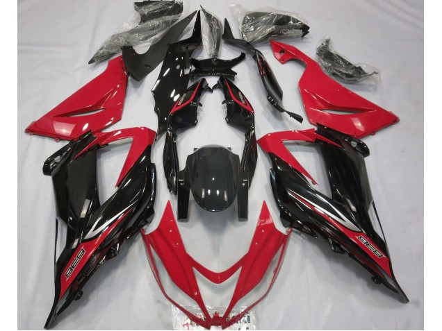 2013-2018 Noir & Rouge Kawasaki ZX6R Carénage Moto 2013-2018 Noir & Rouge Kawasaki ZX6R Carénage Moto