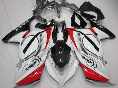 2013-2018 Rouge & Blanc Kawasaki Ninja 300 Carénage Moto