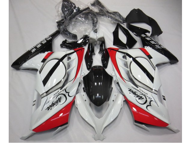 2013-2018 Rouge & Blanc Kawasaki Ninja 300 Carénage Moto 2013-2018 Rouge & Blanc Kawasaki Ninja 300 Carénage Moto