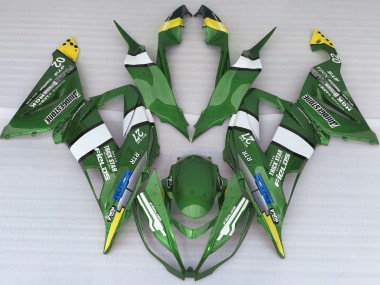 2013-2018 Style De Logo Vert Kawasaki ZX6R Carénage Moto