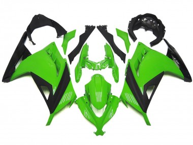 2013-2018 Vert & Noir Brillant Kawasaki Ninja 300 Carénage Moto