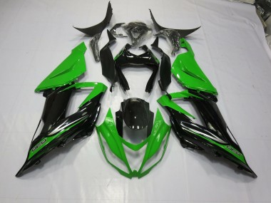 2013-2018 Vert Noir Kawasaki ZX6R Carénage Moto
