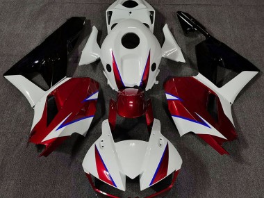 2013-2023 Rouge Brillant Blanc & Bleu Honda CBR600RR Carénage Moto
