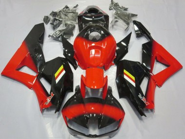 2013-2023 Rouge Brillant & Noir Honda CBR600RR Carénage Moto