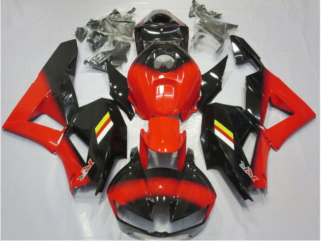 2013-2023 Rouge Brillant & Noir Honda CBR600RR Carénage Moto 2013-2023 Rouge Brillant & Noir Honda CBR600RR Carénage Moto