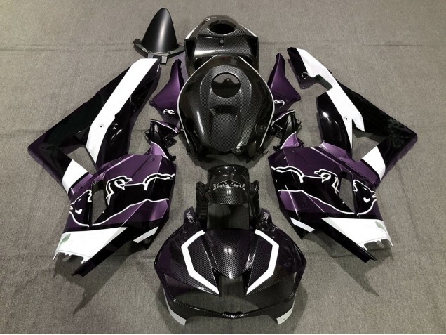 2013-2023 Violet Personnalisé Fibre De Carbone Taureau Honda CBR600RR Carénage Moto 2013-2023 Violet Personnalisé Fibre De Carbone Taureau Honda CBR600RR Carénage Moto