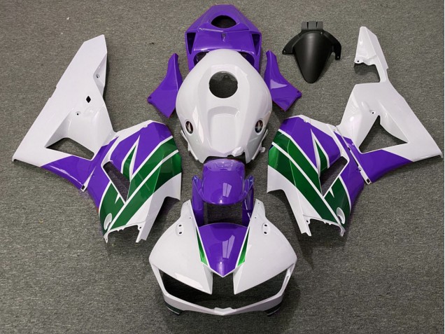 2013-2023 Violet & Vert Brillant Honda CBR600RR Carénage Moto 2013-2023 Violet & Vert Brillant Honda CBR600RR Carénage Moto