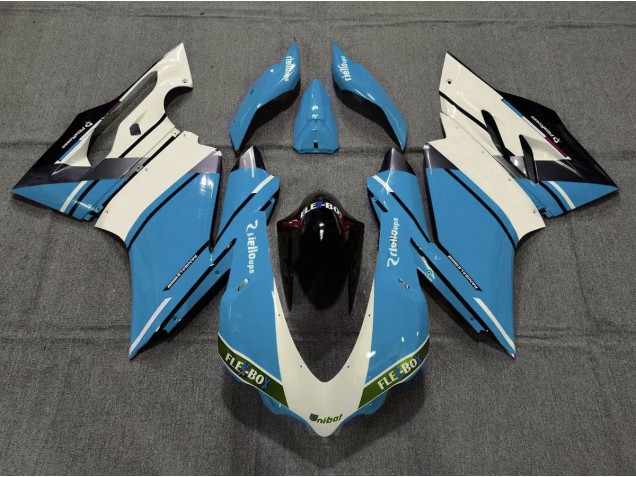 2015-2017 Style Bleu Clair OEM Ducati 959 1299 Carénage Moto 2015-2017 Style Bleu Clair OEM Ducati 959 1299 Carénage Moto