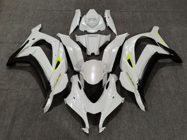 2016-2019 Blanc Nacré Profond Kawasaki ZX10R Carénage Moto