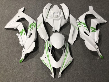 2016-2019 Kawi Blanc Vert Perle Kawasaki ZX10R Carénage Moto